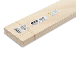 Bud Nosen Basswood Sheet 1/16" x 4" x 24" (15/pkg) 3164