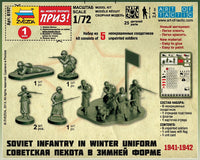 1/72 Zvezda Soviet Infantry (Winter Uniform) 6197