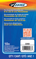 Estes Rockets 9 Inch Printed Parachute 002268