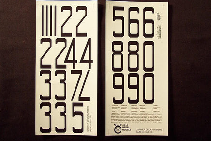 1/350 Gold Medal WWII USN Carrier Decals 350-7D