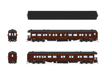 HO Broadway Ltd Z74D Business Car PRR 7507 "Pennsylvania" Late 1940's 8970 - MPM Hobbies