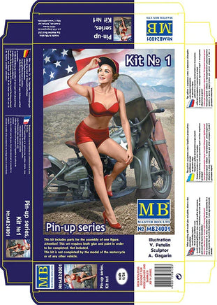 1/24 Master Box Pin-Up Series Kit No. 1. Marylin 24001