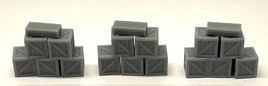 HO Phoenix Precision Stack of 5 3′ Cube Crates and 1 3' x 5' Crate Type 2 31537