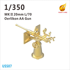 1/350 Veryfire USS 20mm Oerlikon AA Guns (16 Sets) USS07