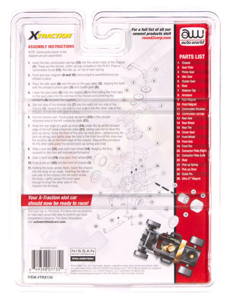 HO Auto World X-Traction Deluxe Pit Kit (1972 Datsun 510) TRX135