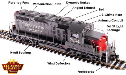 HO Broadway Ltd EMD GP20 Southern Pacific #7234 4276