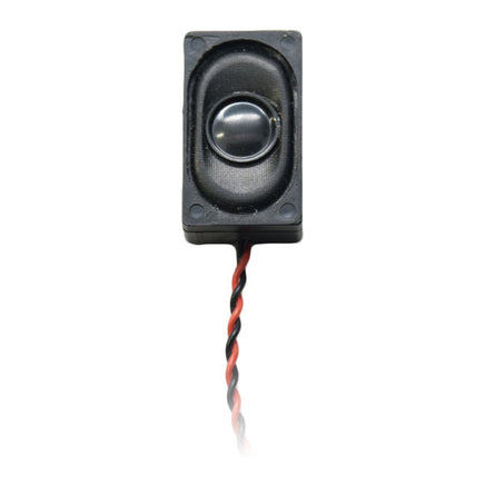 Digitrax SP26158B Rectangular 26.5mm x 15.5mm x 9mm 8 Ohm Compact Box Speaker with Enclosure & Wires 21007