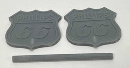 O Phoenix Precision Phillips 66 Gas Station Sign with Pole 33649