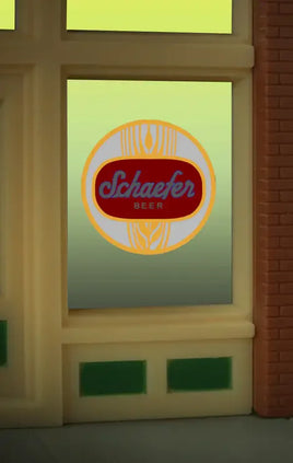O/HO Miller Engineering Schaefer Window Sign 8925 - MPM Hobbies