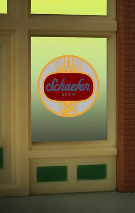 O/HO Miller Engineering Schaefer Window Sign 8925 - MPM Hobbies