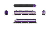 N Broadway Ltd EMD E7A, ACL 536, Purple & Silver No-Sound/DCC-Ready 8788