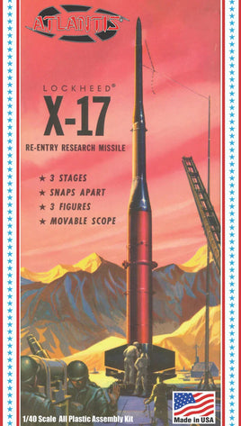 1/40 Atlantis Models Lockheed X-17 Research Rocket 1810