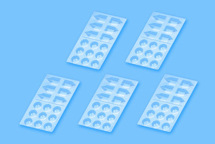 Tamiya 15 Well Palette (5pcs) 87125