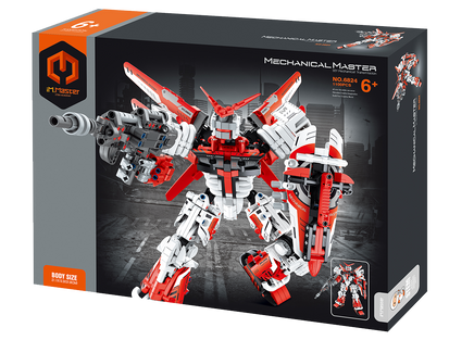 Mechanical Master Mech Warrior Red (1100 pcs) 6824