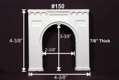HO Monroe Tunnel Portal Baltimore & Ohio-Style Brick Single-Track #150