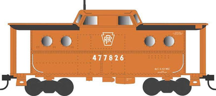 HO Bowser N5c Caboose PRR Focal Orange Road #477826 - 43394 - MPM Hobbies