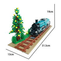 Jie-Star Retro Steam Train with Base (1031 pcs) 59020