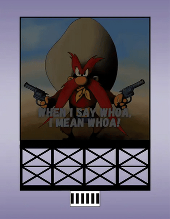 O/HO Miller Engineering Large Yosemite Sam Billboard 88-8001
