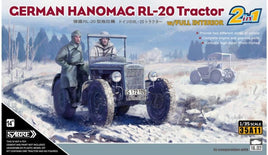 1/35 Sabre Model GERMAN HANOMAG RL 20 TRACTOR 2 in 1 (Full Interior Edition) 35A11