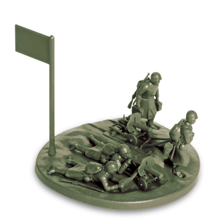 1/72 Zvezda Soviet Machine-Gun with Crew (Winter Uniform) 6220