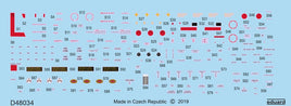 1/48 Eduard P-51D stencils for EDUARD D48034