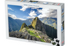 Jigsaw puzzle box featuring Machu Picchu with scenic mountain view