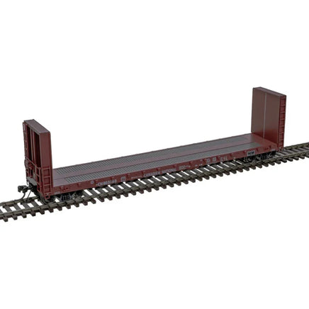 HO Atlas 51'6" Bulkhead Flat Car Canadian National #603180 20007096