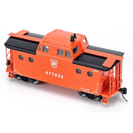 HO Bowser N5c Caboose PRR Focal Orange Road #477906 - 43395 - MPM Hobbies