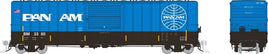 HO Rapido PC&F 5241cuft Boxcar: B&M - Pan-Am: Single Car #1 - 198002A - MPM Hobbies