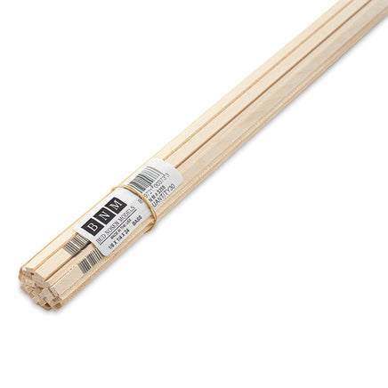 Bud Nosen Basswood Stick 1/8" x 1/4" x 24" (30/pkg) 3255