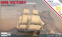 1/700 Neverland Hobby HMS Victory Sailing Ship w/Interior (DX Version) Plastic Model Kit 77001E