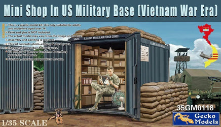 1/35 Gecko Models Mini Shop in US Military Base (Vietnam War Era) 35GM0118