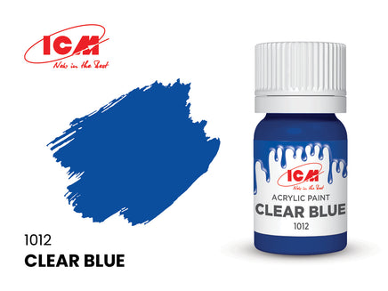 ICM Acrylic Paint Clear Blue (12 ml) 1012