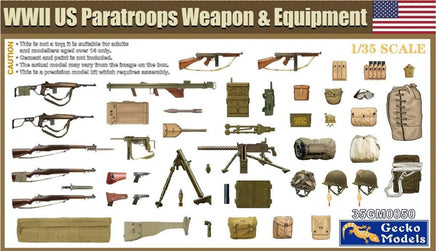 1/35 Gecko Models WWII US Paratroops Weapon & Equipment 35GM0050