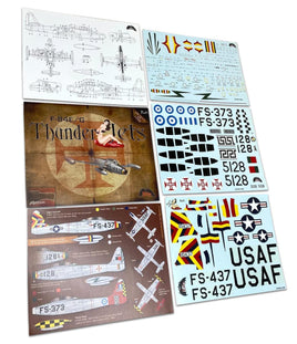 1/32 Zotz Decals F-84E/G Thunderjet Part 2 USA, Greece & Portugal 32045