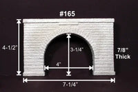 HO Monroe Tunnel Portal Sand Stone Block Double-Track #165