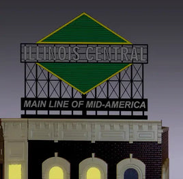 N/HO Miller Engineering Small Illinois Central Billboard 44-3052 - MPM Hobbies