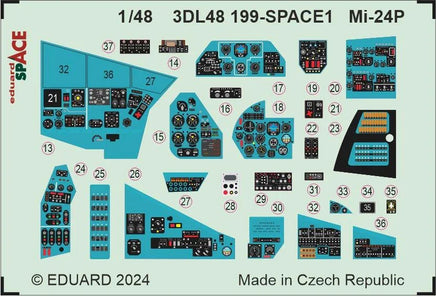 1/48 Eduard Mi-24P Space for TRUMPETER 3DL48199