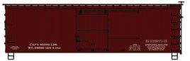 HO Accurail 36' Wood Boxcar with Wood Ends (Mineral Red) 1798