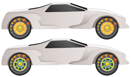 PineCar Juiced Wheel Flare Decal 4068