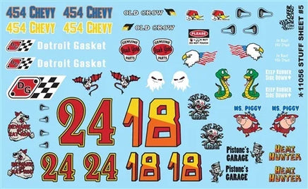 1/24-1/25 Gofer Stuff Sheet Decals #5 11056