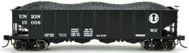 HO Bowser H21 Hopper Car Union H21a 4-Bay Clamshell Road #15044 - 43063