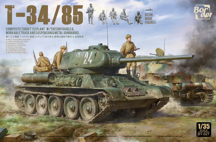 1/35 Border Model T34/85 with 5 Figures BT027