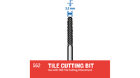 Dremel 3.2mm Tile Cutting Bits 562