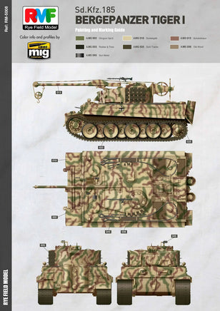1/35 Ryefield Models Bergepanzer Tiger I "Sd.Kfz.185 Italy 1944" 5008