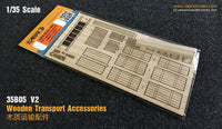 1/35 Sabre Model Wooden Transport Accessories 35B05