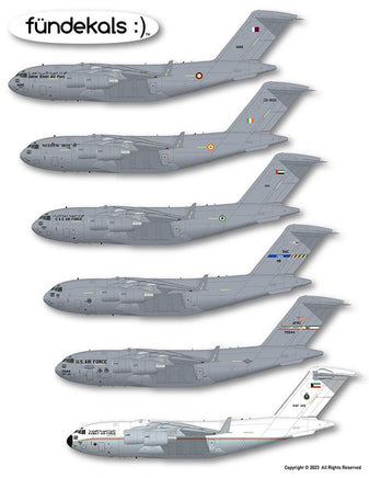 1/144 Fundekals C-17s 44001