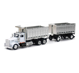 1/43 New-Ray Kenworth W900 Double Dump Truck 15223
