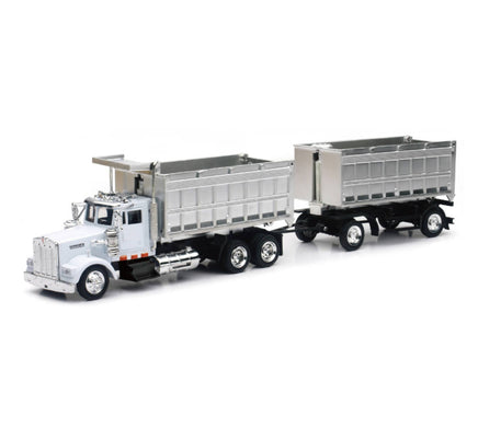 1/43 New-Ray Kenworth W900 Double Dump Truck 15223