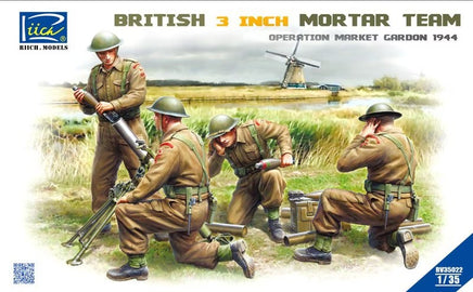 1/35 Riich British 3 Inch Mortar Team Operation Market Garden 1944 35022